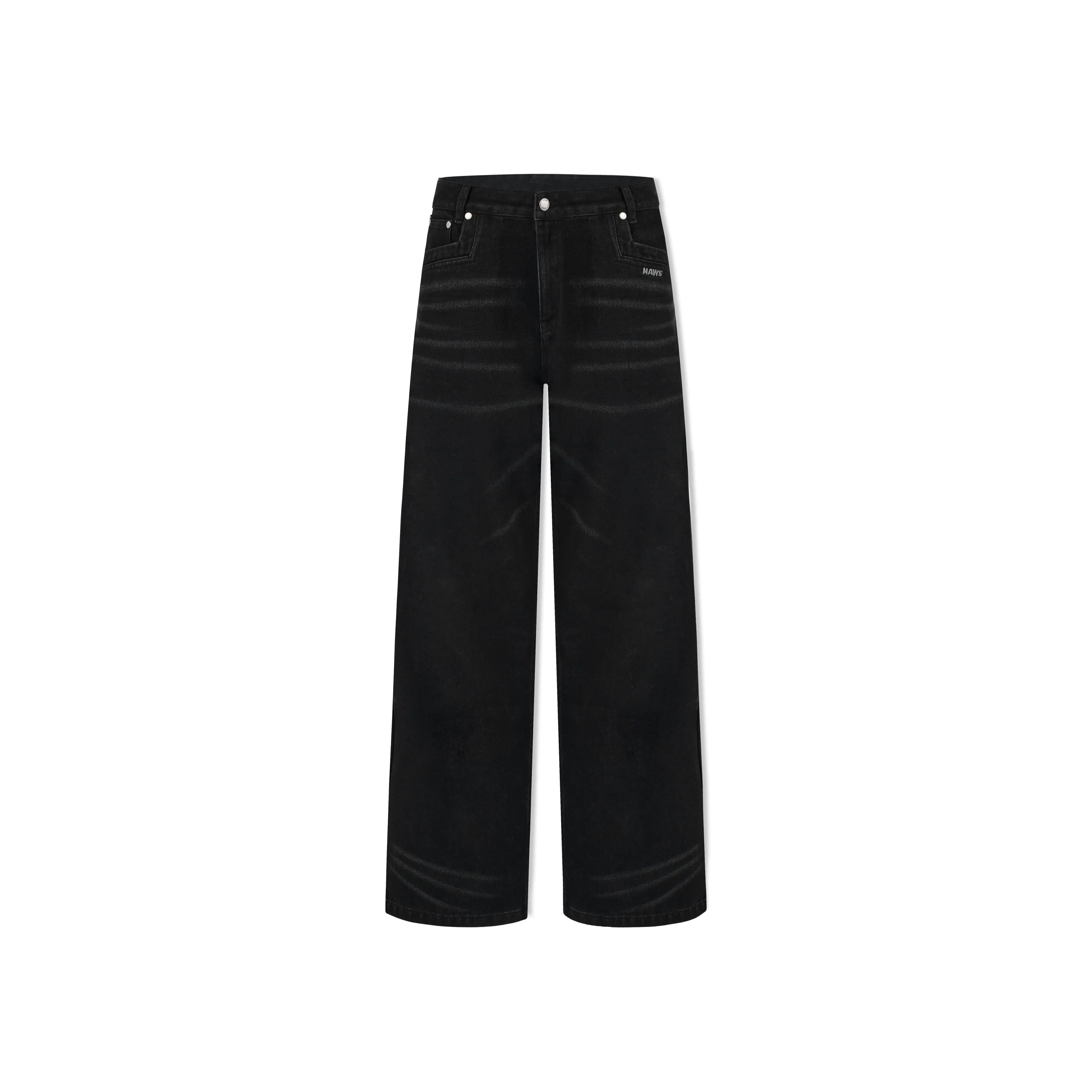 9-1 Cow Scratch Jeans In Black