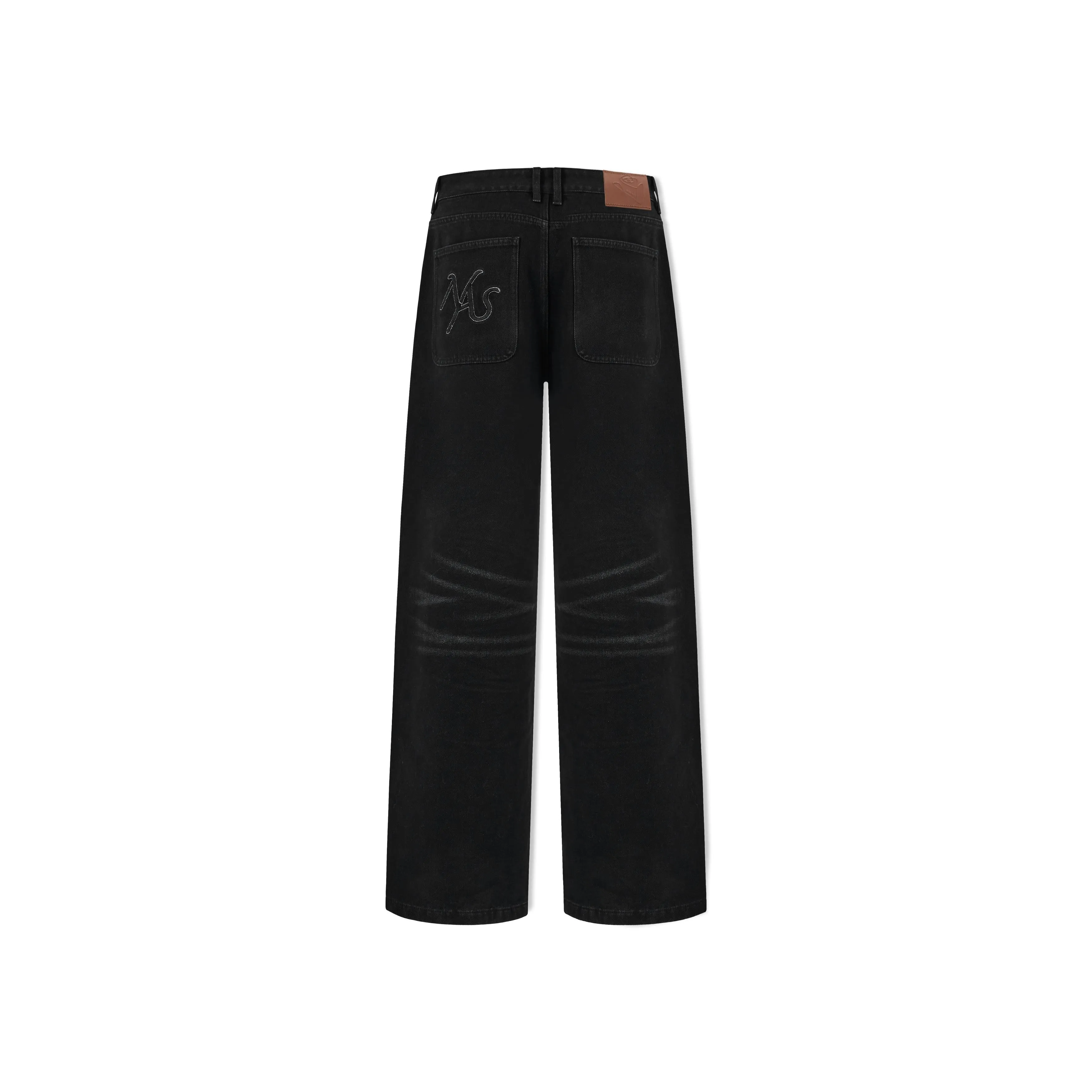 9-1 Cow Scratch Jeans In Black