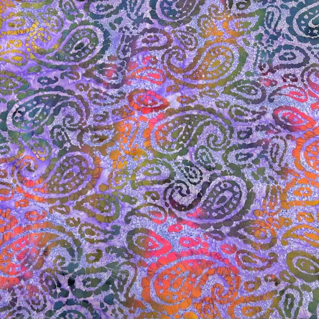 All Over Paisley Cotton Batik Fabric