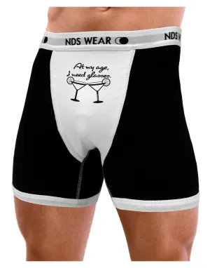 At My Age I Need Glasses - Margarita Mens Boxer Brief Underwear by TooLoud