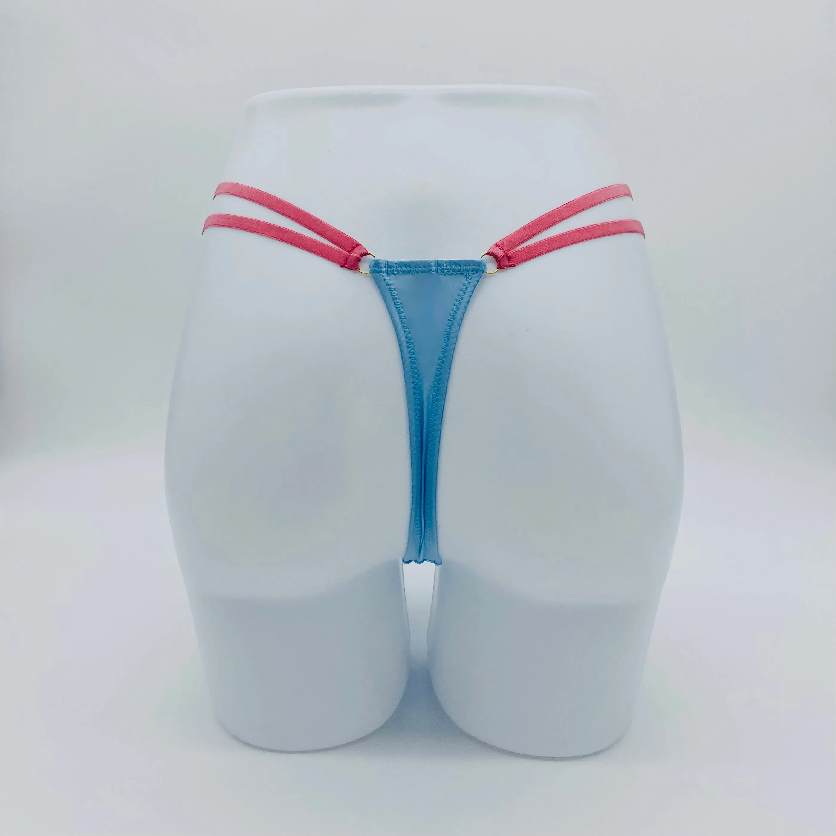 Cotton Candy Thong: Lace