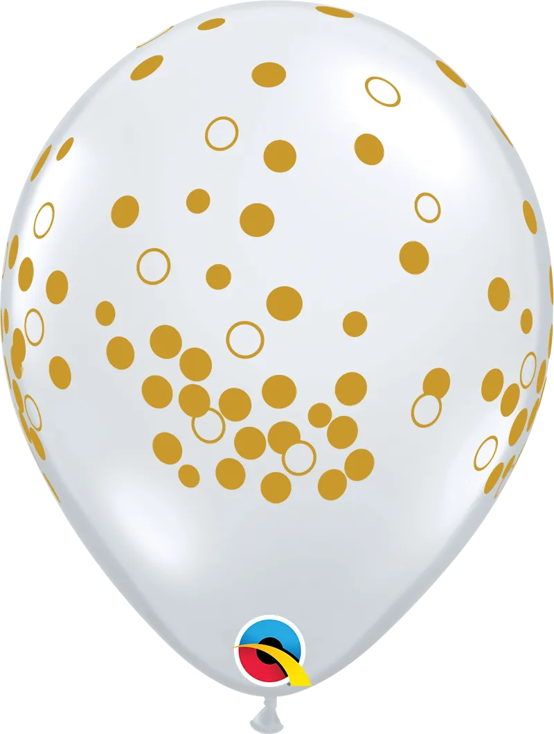 Diamond Clear Confetti Dots