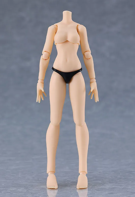 figma Female Body (Mika) with Mini Skirt Chinese Dress Outfit (Black)