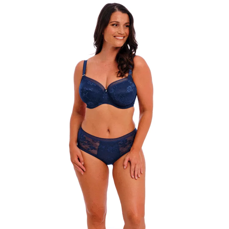 Fusion Lace Brief Underwear French Navy Blue - Fantasie