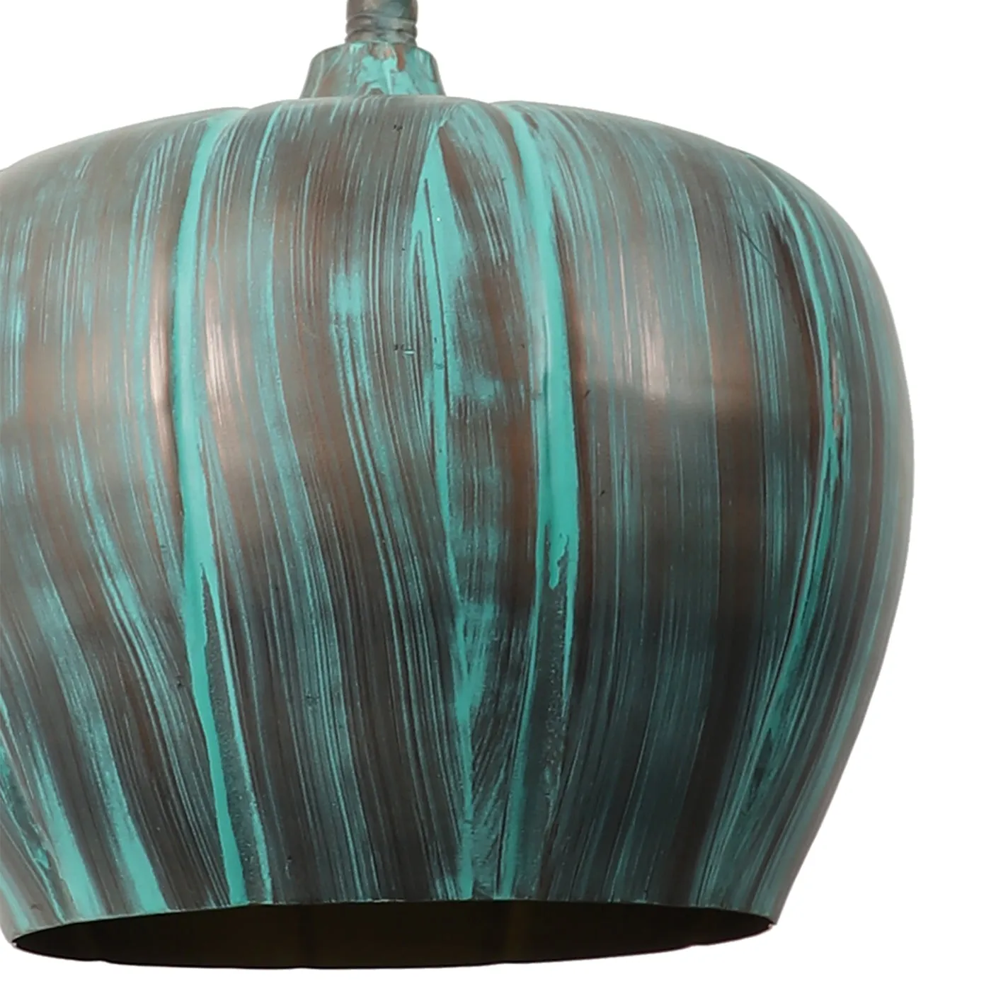 Green Metal Hanging Light - 0187-HL - Included Bulb