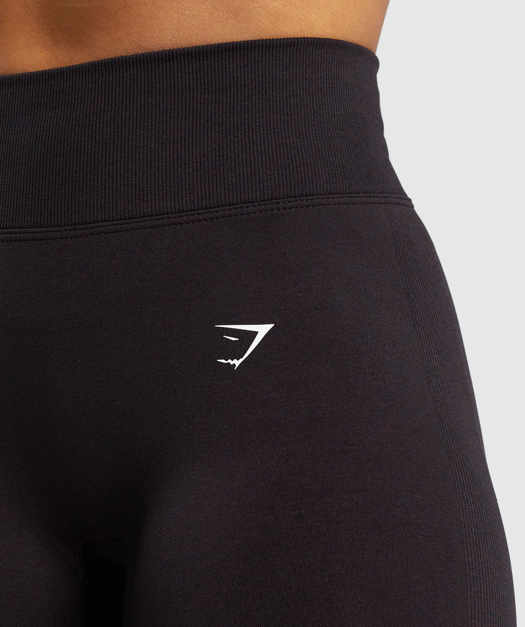 Gymshark Lift Contour Seamless Leggings - Depth Purple/Black Marl