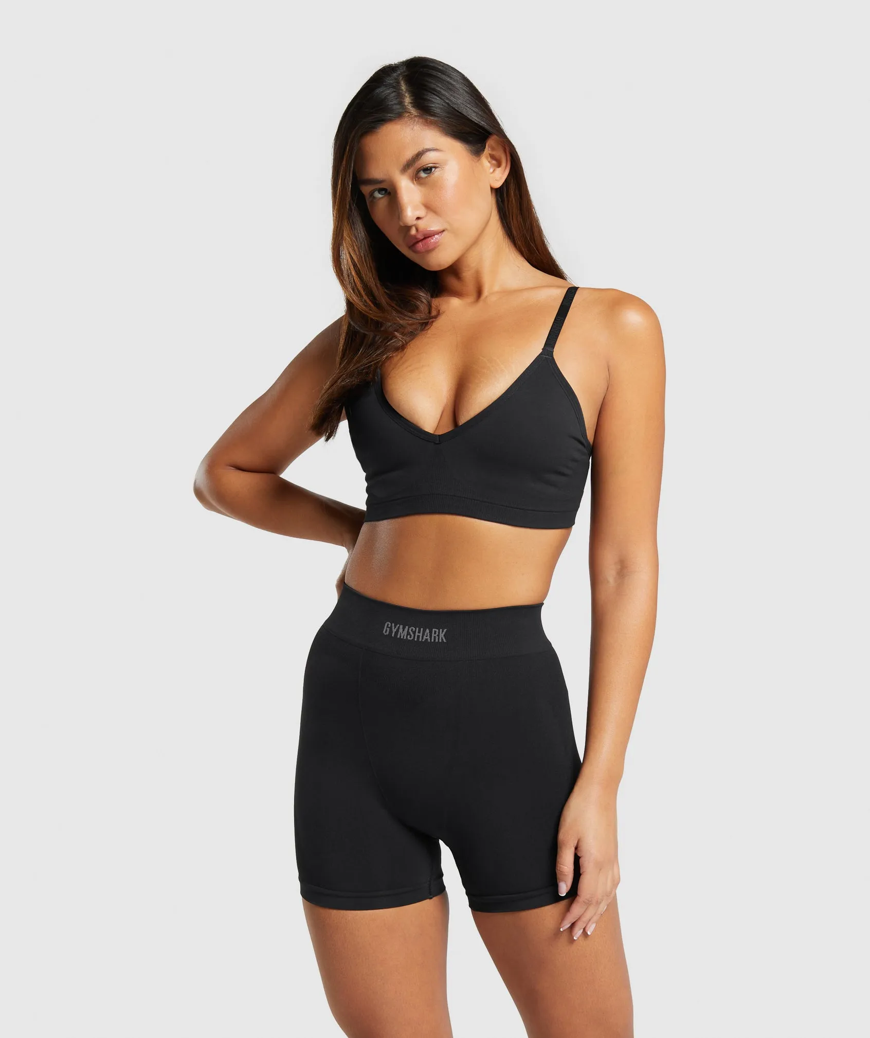 Mens Black Gymshark Seamless Performance Boxers - Ultimate Comfort and Flexibility