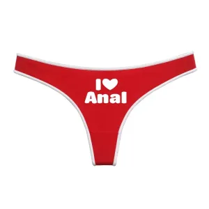 Passionate Heart Anal Thong - Sensual Lace Design
