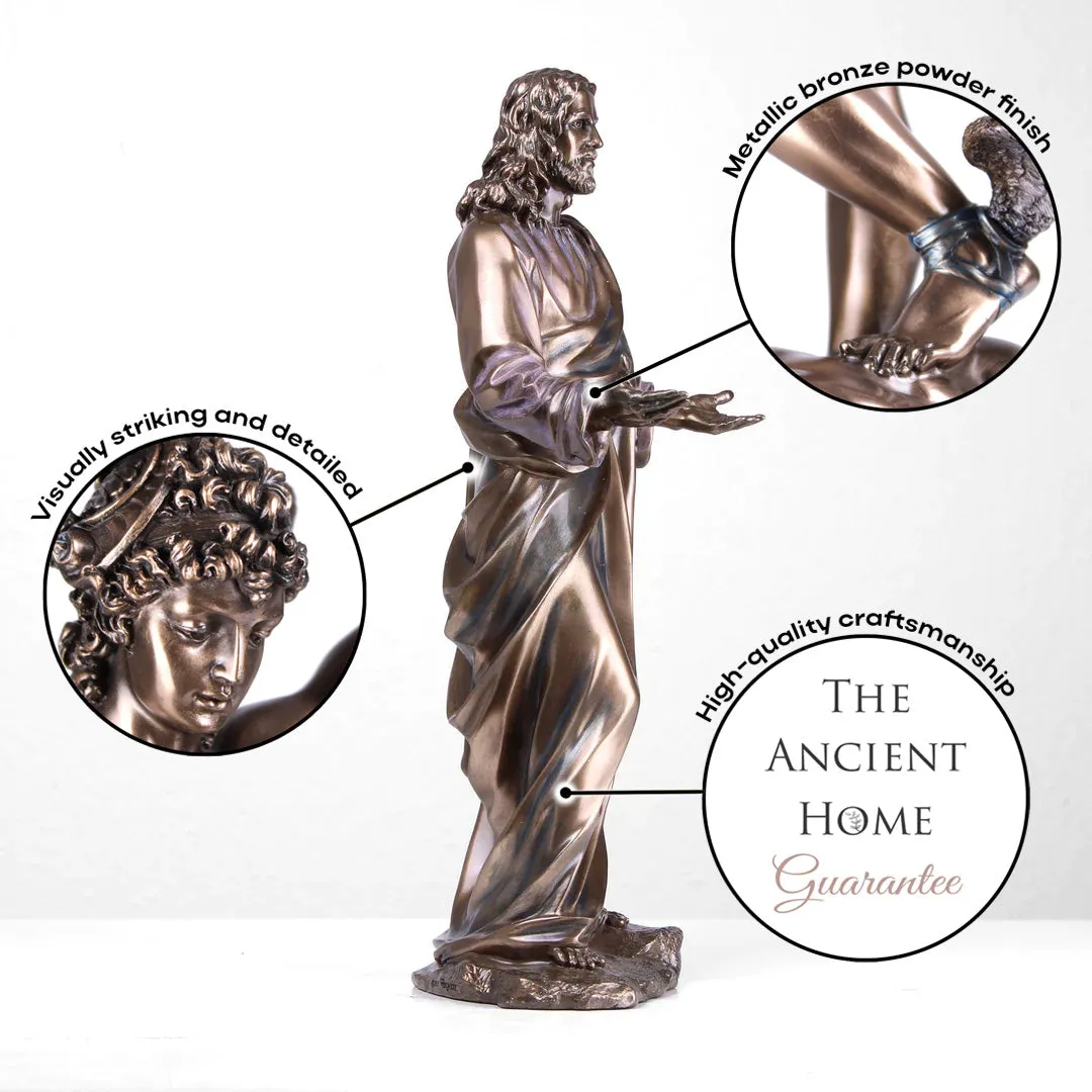 Jesus Statue in Bronze (Cold Cast Bronze Sculpture of Christ)