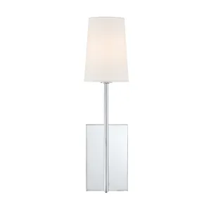 Lena 1 Light Polished Chrome Sconce