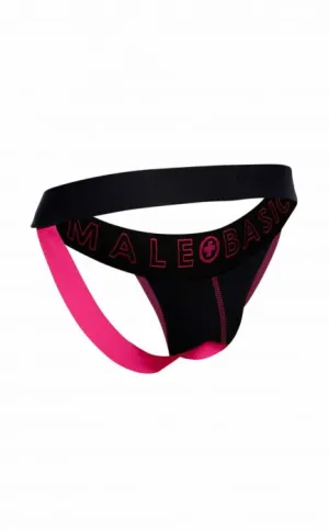 Male Basics Neon Jockstrap Coral MD