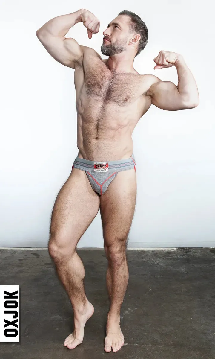 Oxballs Champ Vintage Sweatshirt Jock - Gray Heather