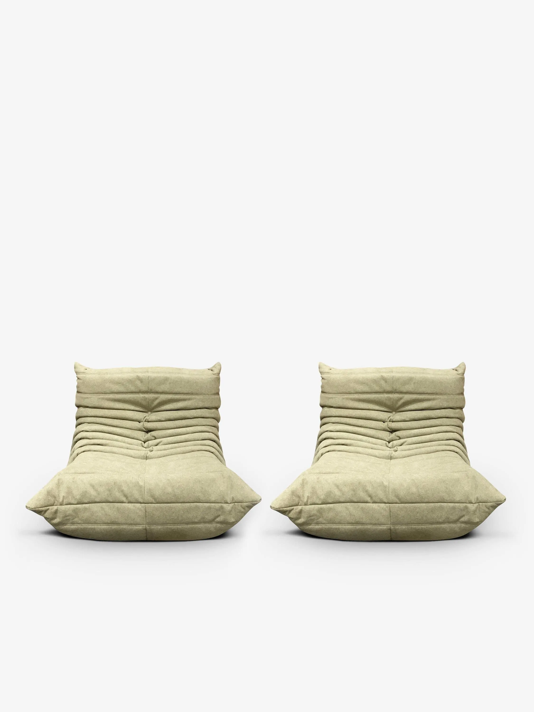 Pair of Togo Fireside Chairs by Ligne Roset