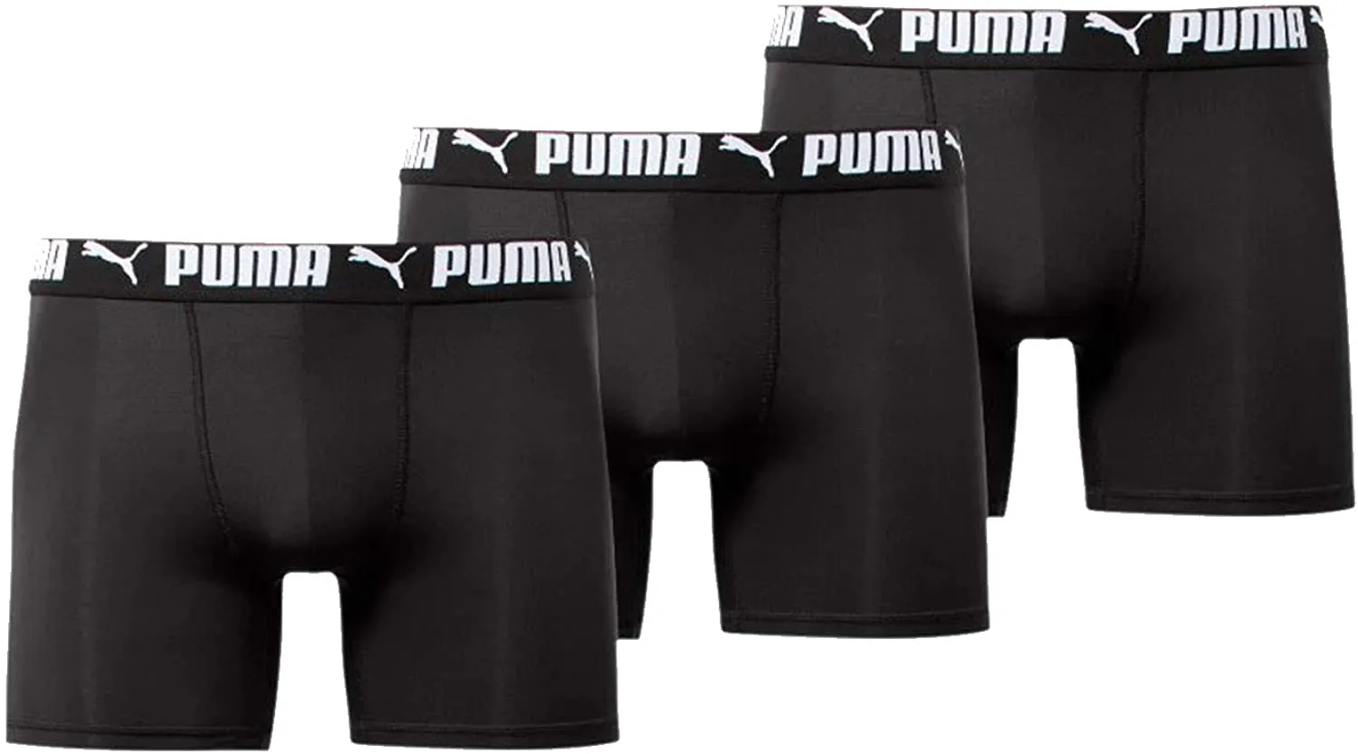 PUMA Men's 3-Pack Sport Stretch Boxer Briefs