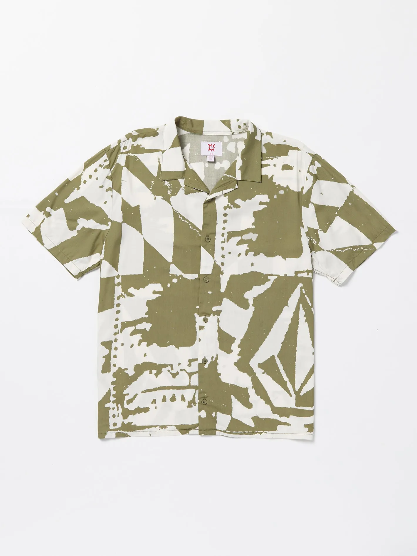 Tokyo True Collage Short Sleeve Shirt - Light Army