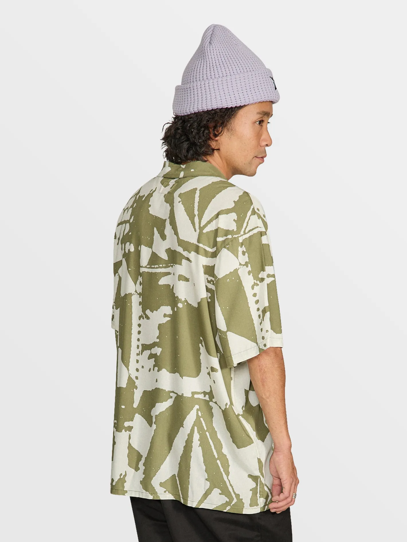 Tokyo True Collage Short Sleeve Shirt - Light Army