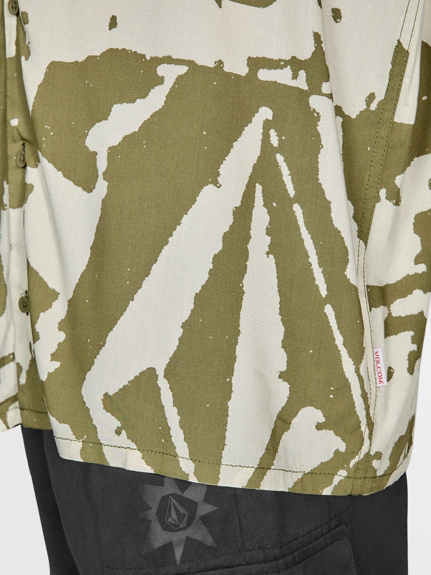 Tokyo True Collage Short Sleeve Shirt - Light Army